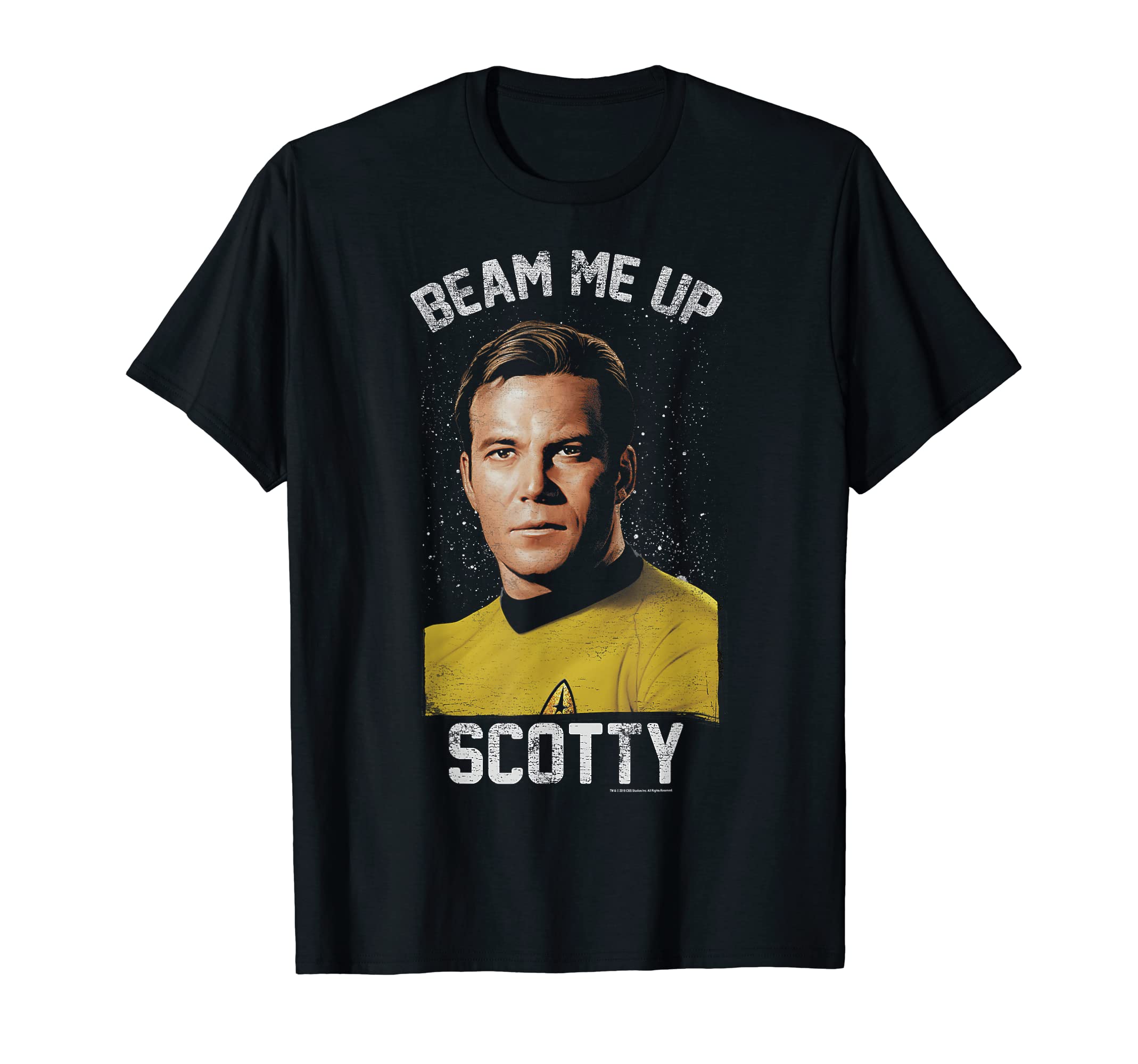 

Футболка с текстовым постером Star Trek Original Series «Beam Me Up» чёрный
