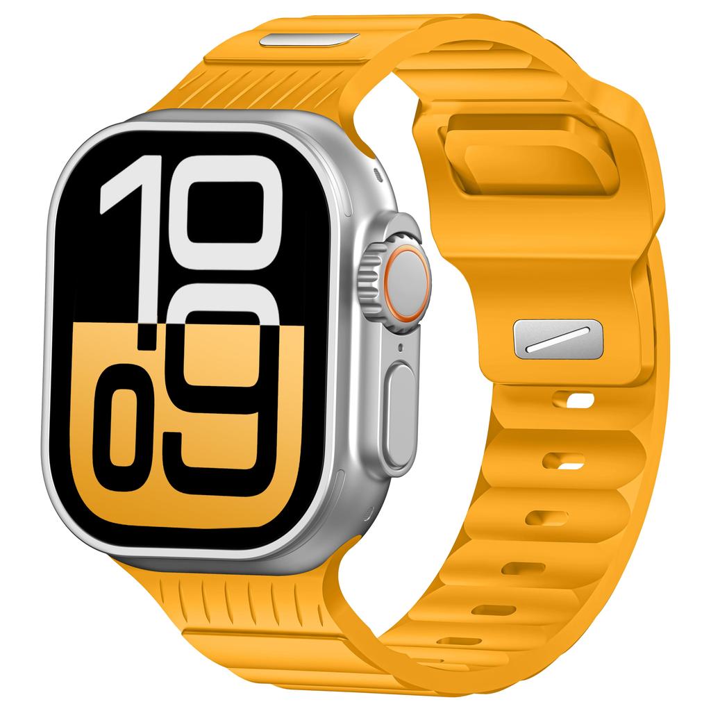 Night Glowing Sport Silicone Strap Correas Bracelet For Apple Watch Ultra Band for iWatch 42mm 44mm 45mm 46mm 49mm Watch Series 11 10 9 8 7 6 5 SE3