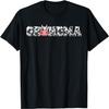 Grandma Cow Print Cowboy Animal Pattern Farmer Cow Grandma T-Shirt