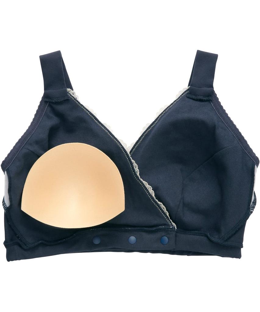 Wing Easy Comfortable Adjusts To Bust Size Removable Size Big Maternity/Wacoal Women's Half-Top, Wire-Free, Breastfeeding, Fit, Changes, Cups, MDR279,