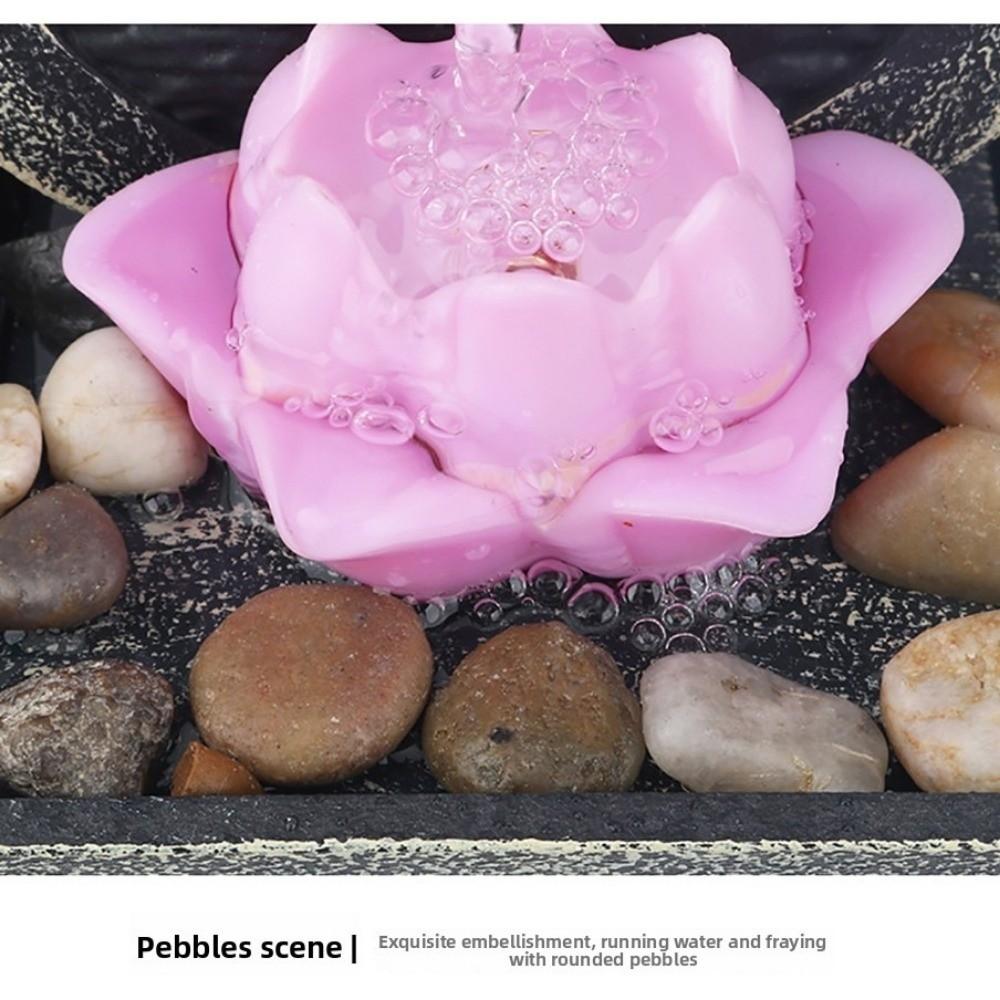 Battery/Plugged in Water Fountain Circulating Water Flow Waterfall Decoration  Living Room