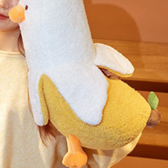 Animal Plush Toy Stereoscopic Adorkable  Birthday Gift Cartoon Banana Duck Sleeping Pillow for Girls