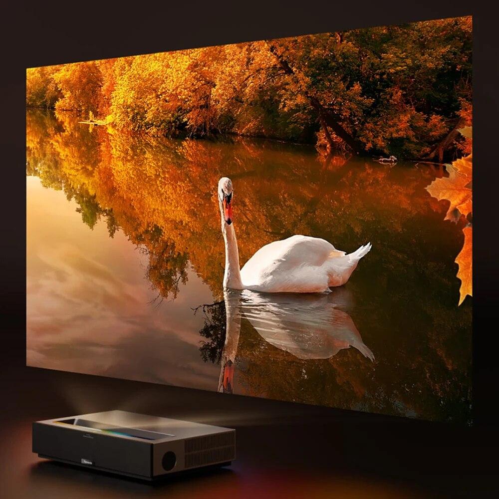 Fengmi Formovie T1 4K Ultra HD Laser Projector 2800ANSI Lumen MEMC ALPD RGB Dolby Vision Ultra Short Throw Beamer Home Theater