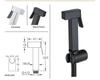 Brass Handheld Toilet Bidet Sprayer Set Accessories Black Bidet Faucet for Bathroom Sprayer Shower Head Self Cleaning Gold Color