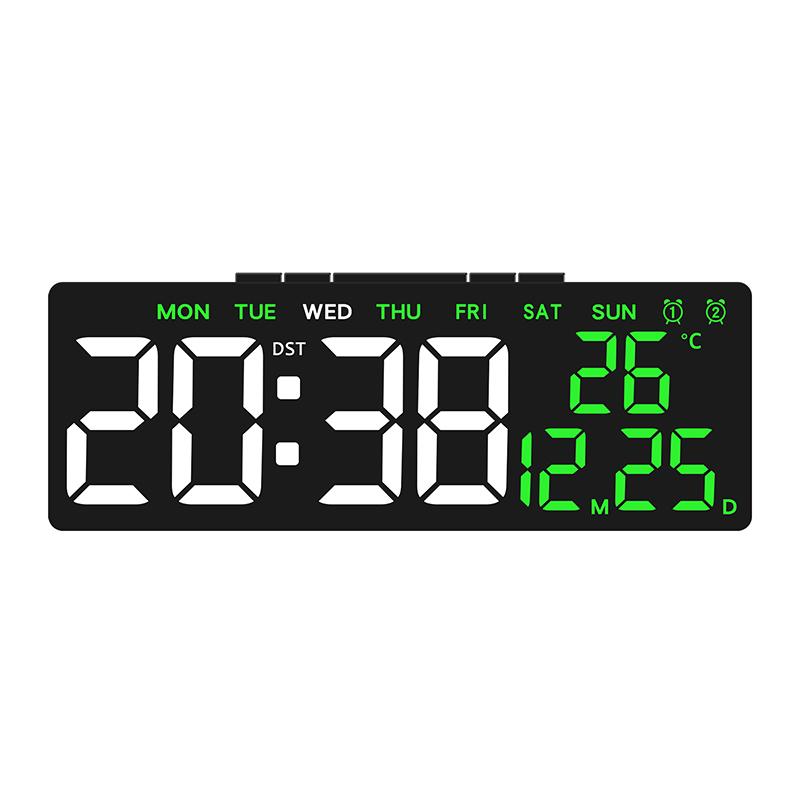 USB Powered Digital Alarm Clock TEMP Date Week Dual Alarm Timing Countdown Snooze Table Clock Auto Dimmable 12/24H DST LED Clock2