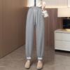 Spring New Carrot Waist Pants with High Waist and Loose Leg Design, Nine Quarter Pants for Women