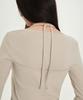 MUSINSA STANDARD WOMAN Women'S Halter String Layered Long Sleeve T-Shirt [Mushroom]