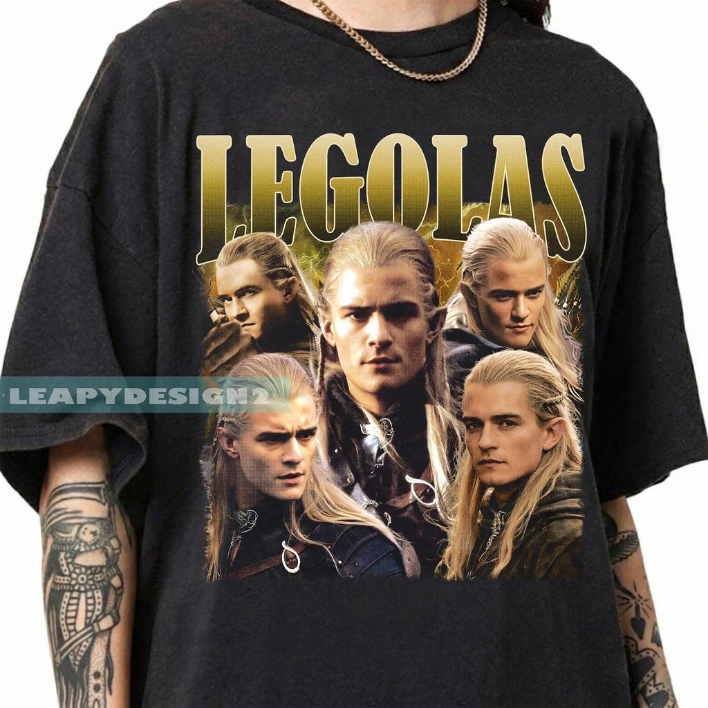 Limited Legolas Vintage Shirt, Retro 90s Graphic Tee, LOTR Fan Gift, Fantasy Movie Shirt