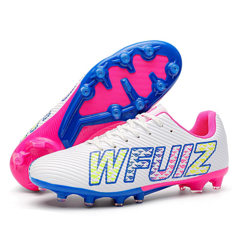 New Boy Girl Professional Soccer Shoes Ultralight Match Training Shoes Non-Slip Cleats Grass Drop Shipping Boys Football Boots