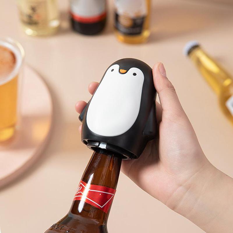 Pinguin Flaschenöffner Dosenöffner Weinöffner Kreativer Magnetischer Bierflaschenöffner Edelstahl Korkenzieher Barwerkzeuge