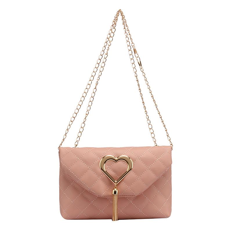 Liebe Stickerei Fransen Tasche Kleine Tasche Damen Schulter Schräg Umhängetasche Damen