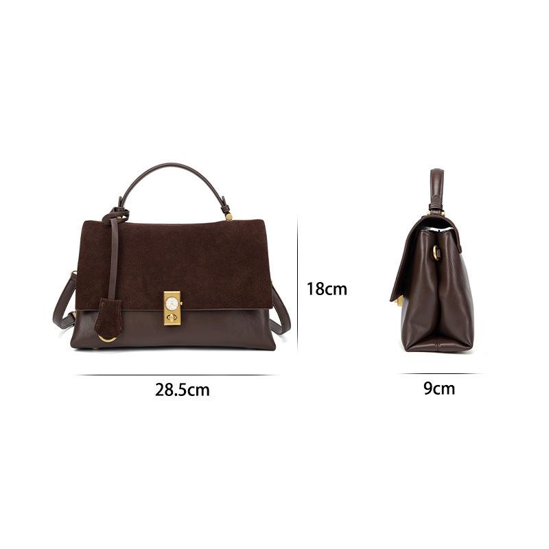 Fashion portable women's bag, high-end sense, large-capacity flip cover, shoulder messenger tote bag.