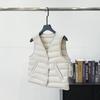 Womens Short Lightweight Down Vest V-Neck Sleeveless Inner Wear Winter Daily