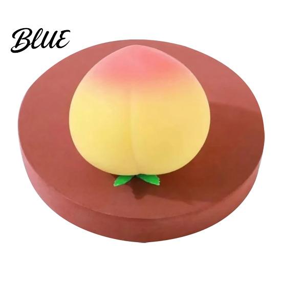 Peach Toy 1/2Pcs Anxiety Relief Squeeze Realistic Shaped Fidget Anti-stress Decompression Simulation Fruit Sensory Slow Rising Stress Ball