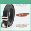 Chic And Stylish Womens Alloy Buckle Belt In Multiple Colors Perfect For Casual Or Formal Outfits