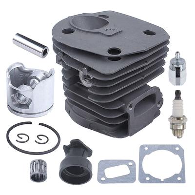 Chainsaw Parts Accessories Cylinder Piston Gasket Kit Replacement 44MM Nikasil Plated Chainsaw Cylinder Piston Gasket
