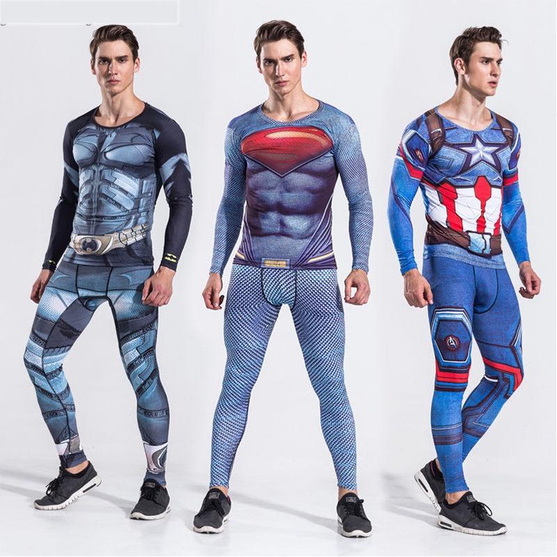 Los Vengadores de Marvel Trajes de Superhéroe para Hombre Mallas 3D con Tejido Elástico Premium y Diseño Único