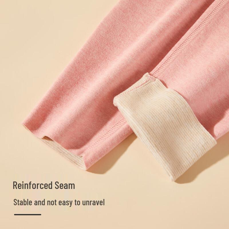 FENTENGCARE Girls' Wool Silk Thermal Underwear Set