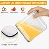7/8/14/15/24 Pcs BPA-Free Plastic Airtight Food Storage Containers Leak-proof Dishwasher Safe Food Canisters for Cereal