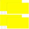 4 Pcs Large Blank Polyester Sublimation Banner 3 x 6 Feet With Hanging Ropes - Paintable Easy Hang Signs for Indoor Wall, Outdoor Party Display,