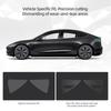 Für Tesla 2019- Modell 3 Highland 2025 Modell Y Juniper Rückleuchte TPU Schutzfolie Auto Karosserie Dekorationsaufkleber Zubehör