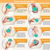 5pcs Silicone Hand Grip   Exercise Pressure Relief Massage Grip Strengthener Fitness