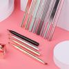 Retractable Lip Makeup Brush Lipstick Lip Gloss Brush Telescopic Dual Use Lip Eyeshadow Brush Beauty Tool With Protect Cap