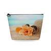 Women Beach conch Print Cosmetic Bag Toiletries Organize Travel Storage Case 6728 KTB