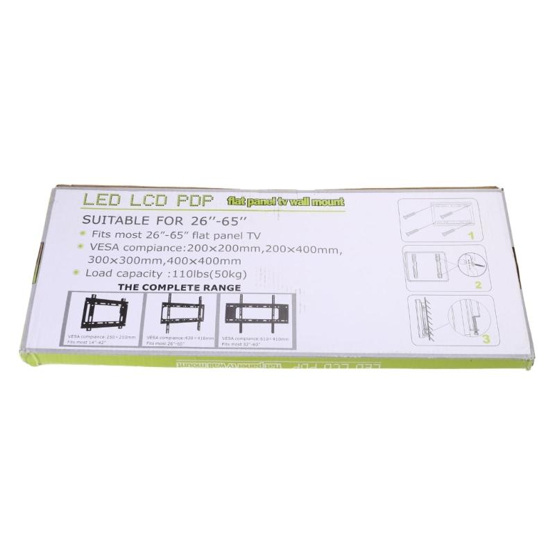 TV Wall Mount Bracket Practical Solution Space saving & Stable TV Support General Use Support for Home & Business Use