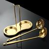 Stainless Steel Hot Pot Ladle & Skimmer Set with Holder