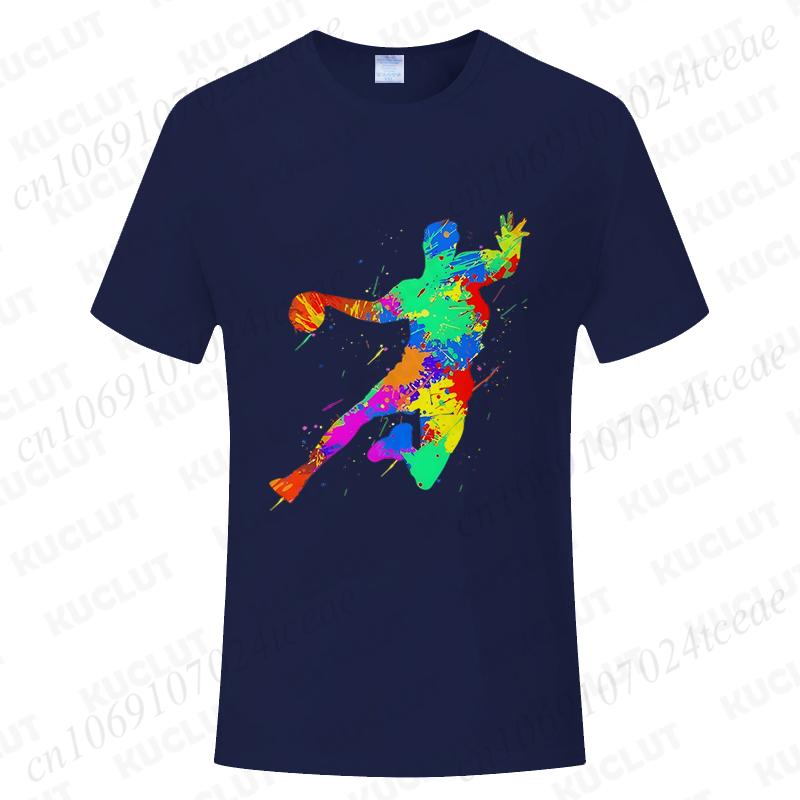 Handball Player Funny Designs Graphic Tops for Men Women T Shirts Summer ShortSleeve Tees Clothing Casual Trendy Tshirts
