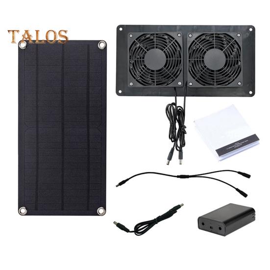 

Солнечный вентилятор, беспроводная конструкция, эффективное охлаждение, работающий на солнечной энергии, водонепроницаемый, широкое применение, 3000 об/мин, высокоскоростной вентилятор для охлаждения теплиц и автофургонов чёрный