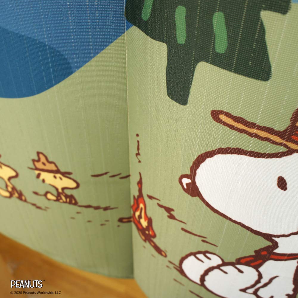 Noren Workshop Noren Snoopy PEANUTS SNOOPY Series Print Noren 85cm x 90cm Bonfire 93878 (Japanese curtain) Half-width