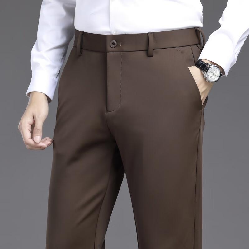 Yiliteng Men's YTMMC6002 Wrinkle-Free Elastic Casual Pants