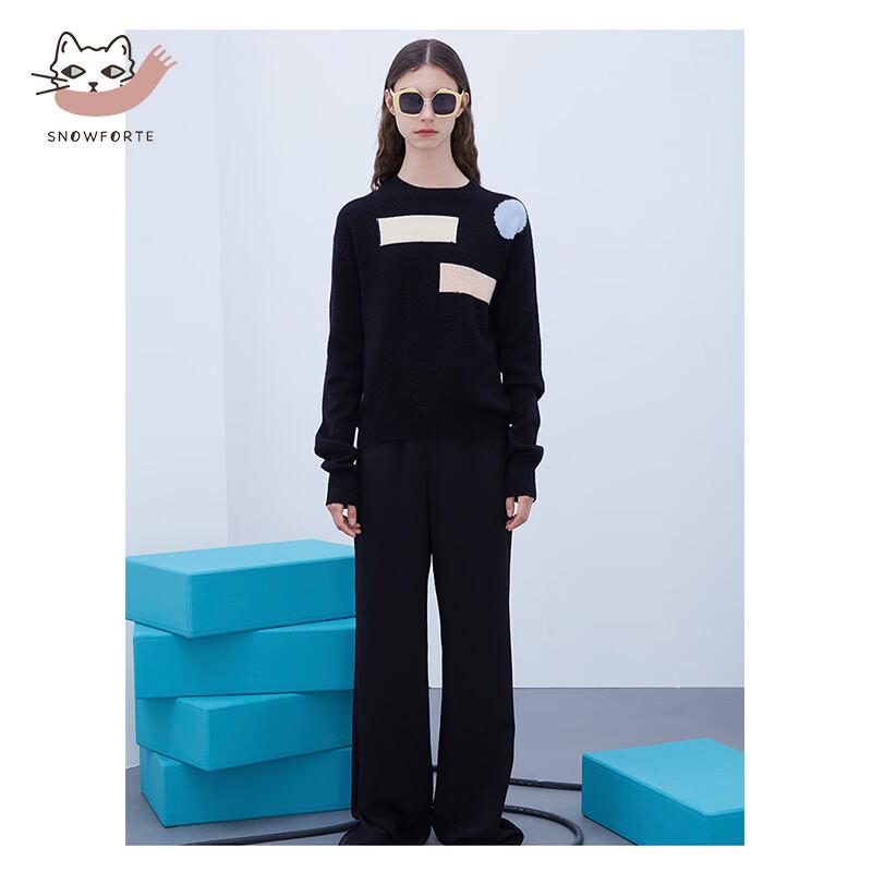 

Женский свитер свободной вязки из кашемира и смесовой пряжи Snowford M165/88A