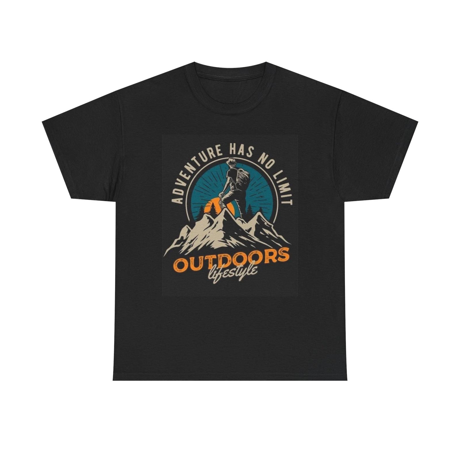 Men s and Women s T-shirts Adventure Has No Limits Graphic S