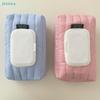 Striped Fabric Wet Wipe Covers | Reusable Tissue Pouch Holders for Home & Travel (Blue/Pink)