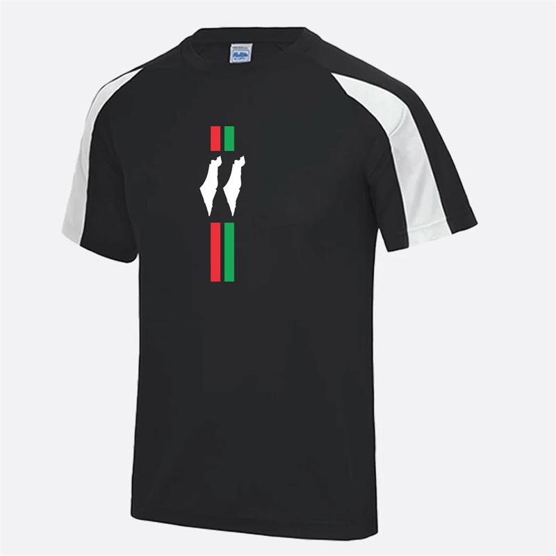 Fashion Palestine Flag Football T Shirt Trend Summer Short Sleeve National 3D Print Sports Jersey Tees Quick Dry Breathable Tops