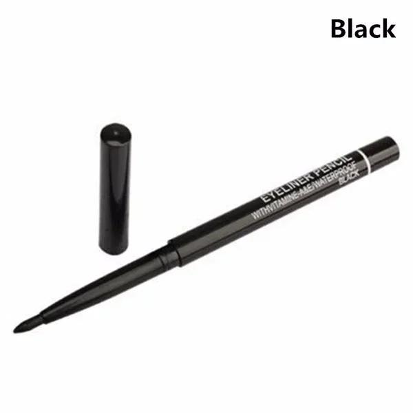 3pcs Automatic Rotating Eyeliner Pen, Waterproof Black And Brown Eyebrow Pencil, Eyeshadow Makeup Eyeliner Gel Pen Dropshipping