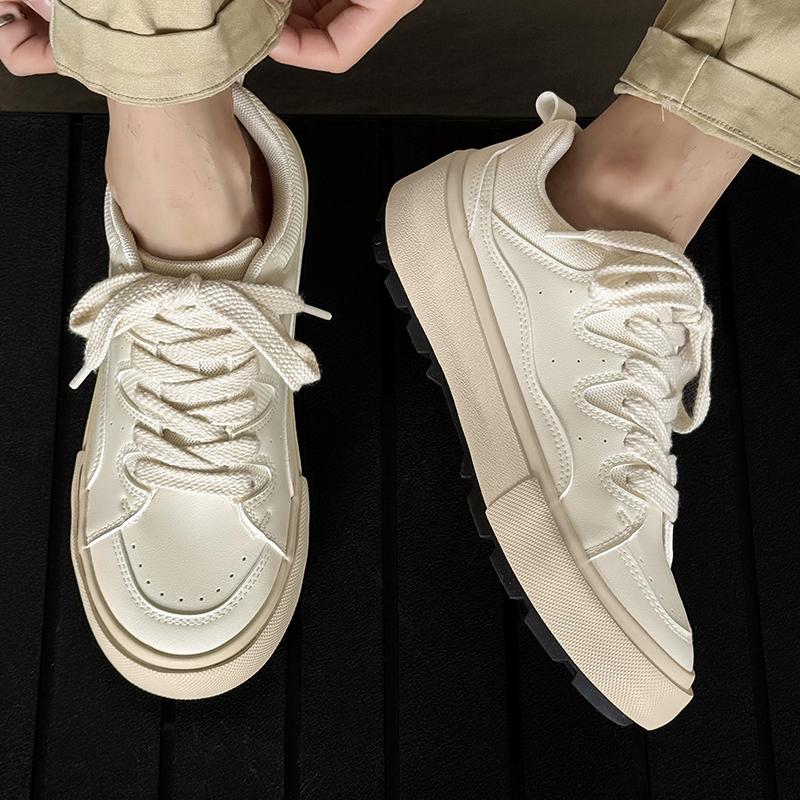 2025 New Niche Low Top Breathable Canvas Shoes with Fashionable and Trendy Temperament, Student Red Casual Board Shoes Beige