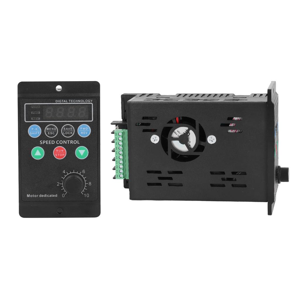 Variable Frequency Drive 30W 1PH 176-264V Input 3PH 0-220V Output 0.1-400Hz LED Display Motor Speed