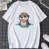 Funny Otter Rust Anotter Day for Otter Lover Funky Womens Top Y2k Clothes Women Clothing Tshirts Goth Harajuku Fashion Tops