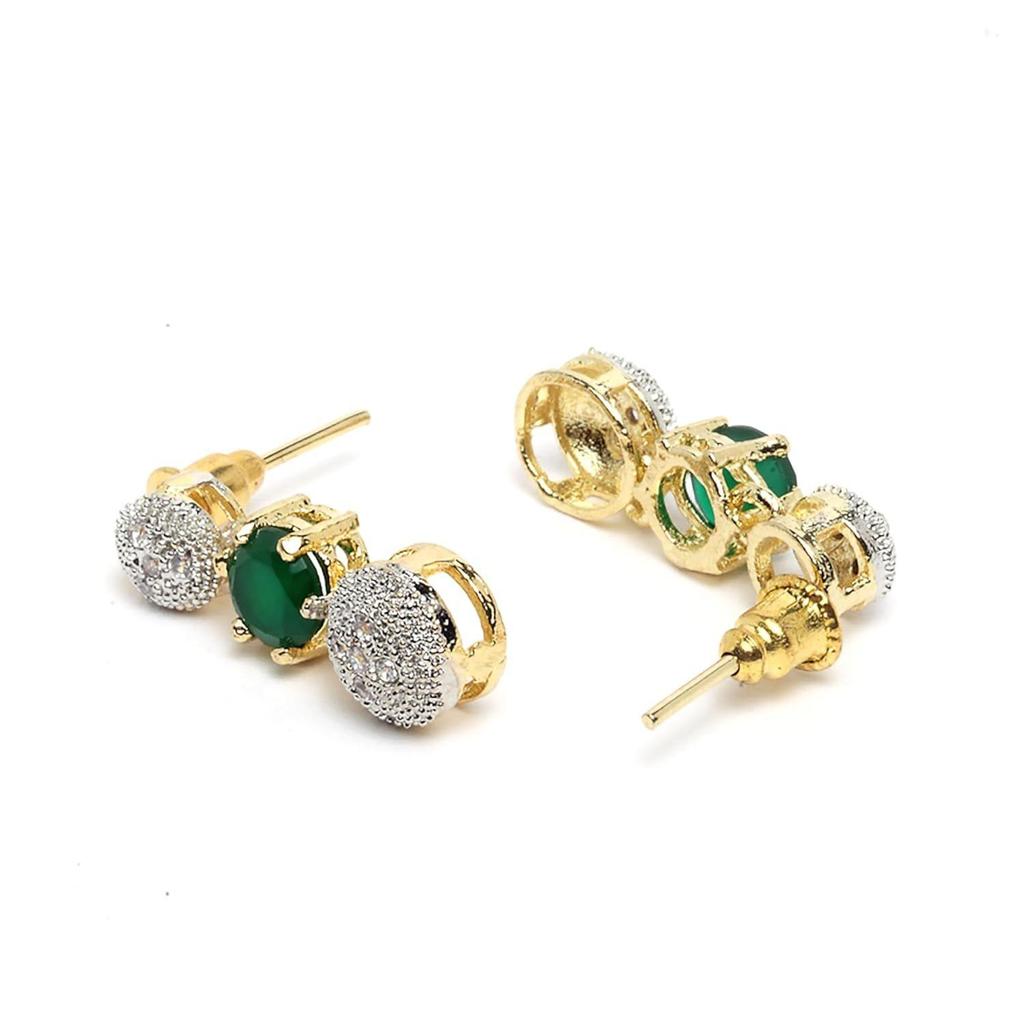 Jewellery Set for Women American Diamond Combo of Necklace Set with Earrings, Bracelet and Ring for Girls and Women