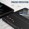 Ultra Thin Plating Bracket Capa For Samsung Galaxy Z Fold 4 Case Pen Holder Cover For Z Fold4 5g