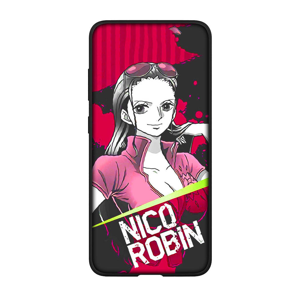 for Motorola Moto Edge 70 60 50 G54 G86 Samsung Galaxy S25 iPhone 17 16 15 Xiaomi Redmi Note 14 13 Pro Max Phone Case Anime Nico Robin One Piece Luffy