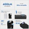 G5 Mini EDC Light Rechargeable Portable Keychain Flashlight 400LM Waterproof Magnetic Tail Ultra-lightweight 180° Rotation Head