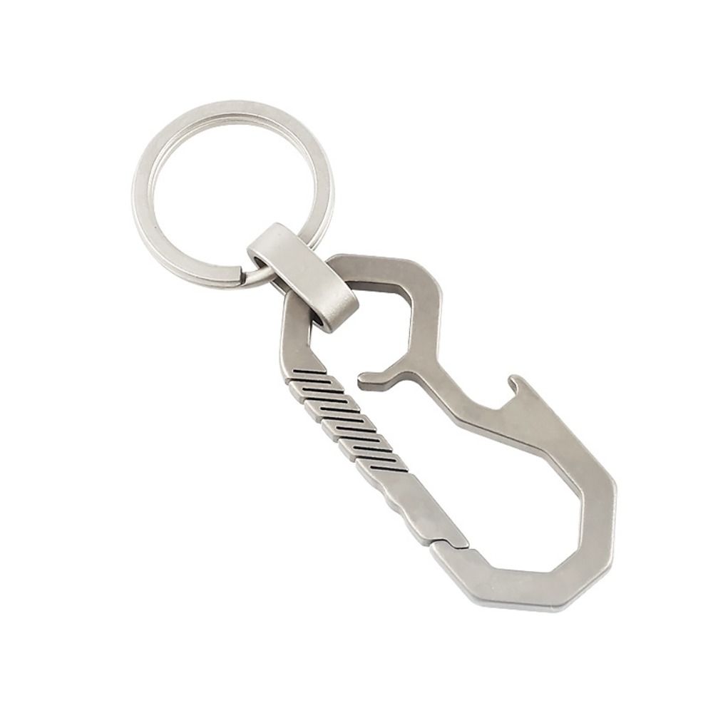 Lightweight Bottle Opener Keychain Special Shapes Men's Outdoor Keyring Creative Car Key Chain  Men