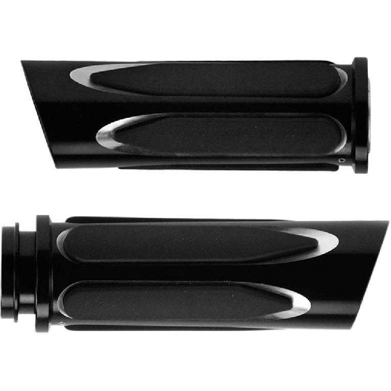 HDBUBALUS 1" Electronic Throttle Defiance Handlebar Grips 25mm Hand Grips Fit for Harley Touring Street Glide Road King Road Glide Electra Glide