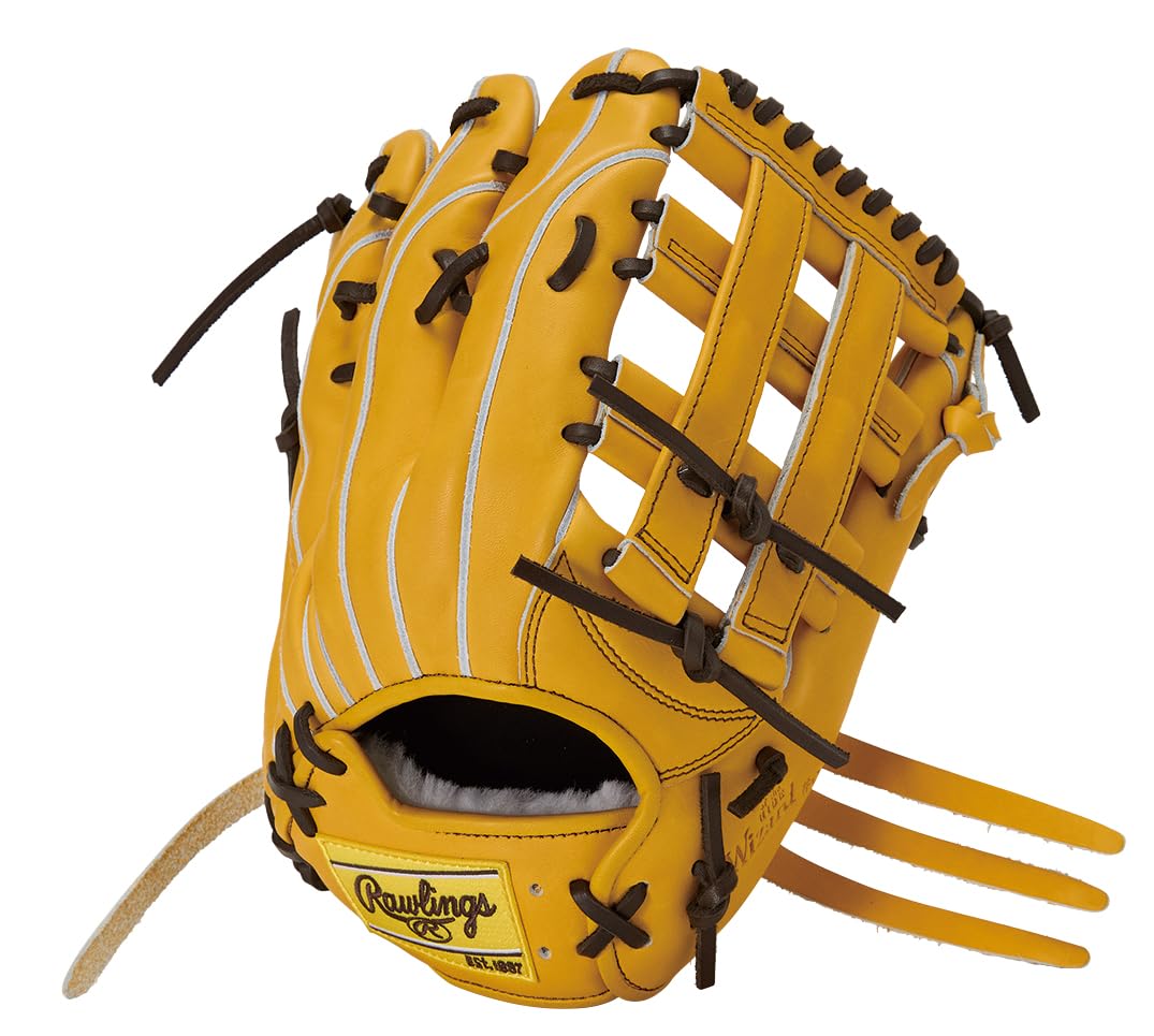 

Rawlings PRO EXCEL Wizard Baseball Glove for Gold for Throwers HOH® #02 (Softball, GR5HW2B87MG) Outfielders, Tan, 12.25 inches, Right-Handed