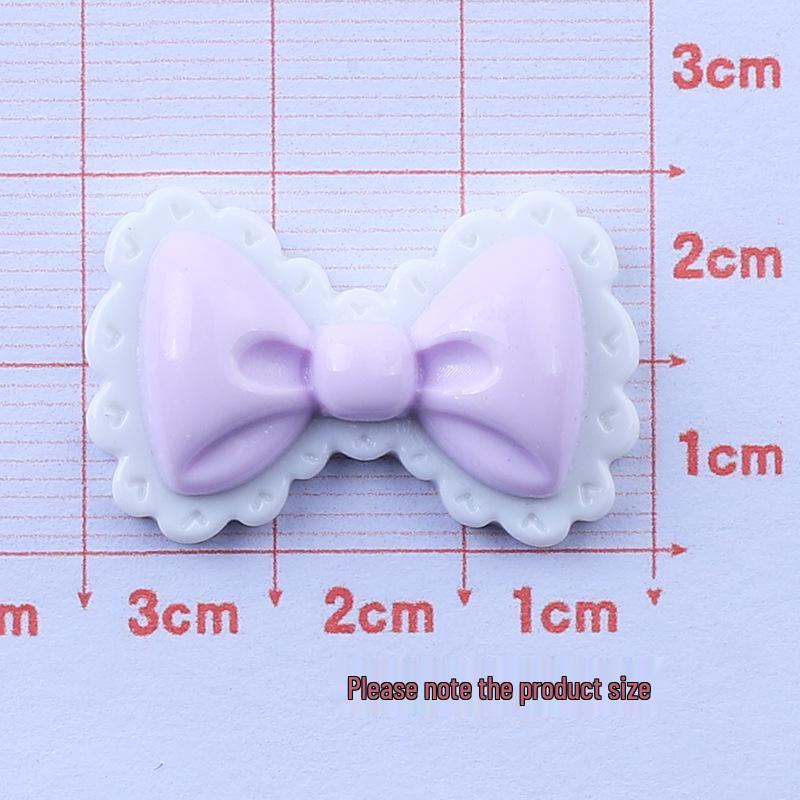 White Bow Resin Accessory DIY Kit